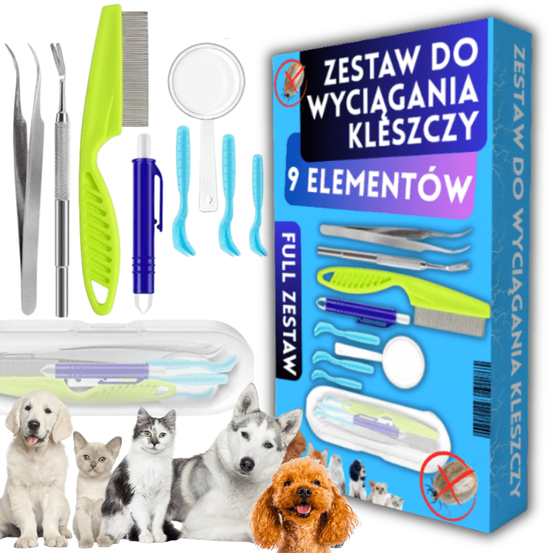 Zestaw do wyciągania kleszczy