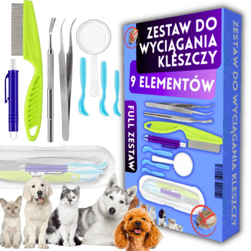Zestaw do wyciągania kleszczy