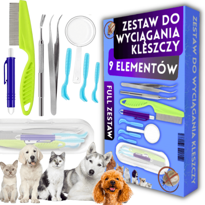 Zestaw do wyciągania kleszczy