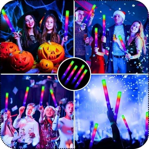 10x Pałka LED MULTICOLOR