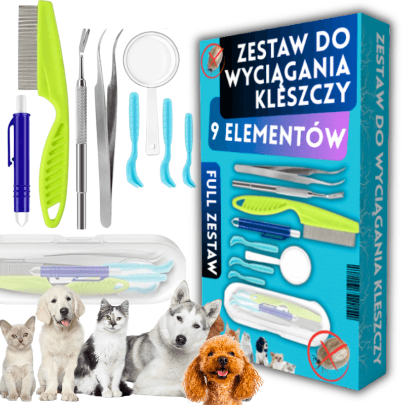 Zestaw do wyciągania kleszczy