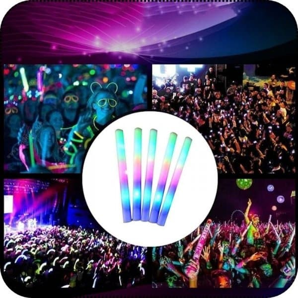 10x Pałka LED MULTICOLOR
